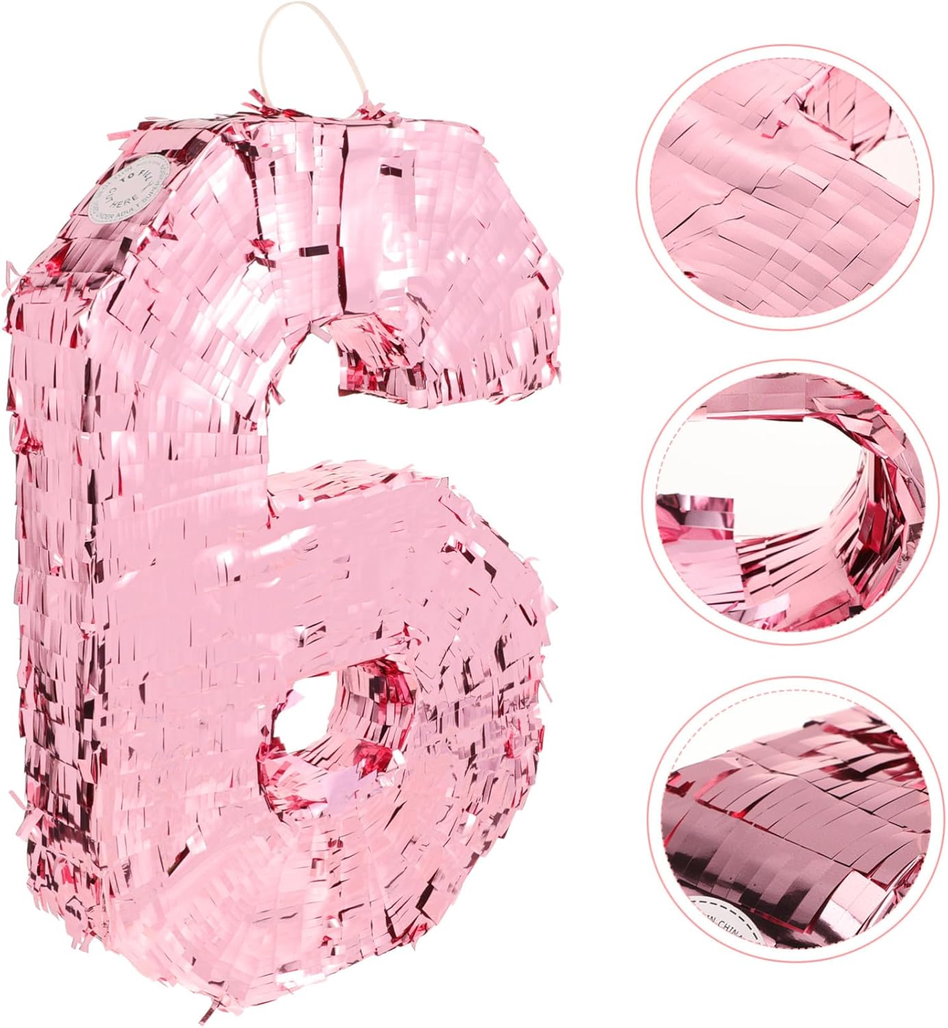 Candy Filled Birthday Number Pinata Decorative Pinata Plaything for Party and Bridal Shower Celebration with Colorful Design and Fun Surprise Treats