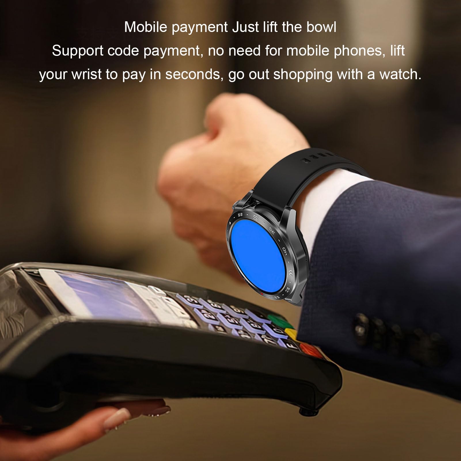 Smartwatch a Doppia Funzione con Auricolari Schermo HD Promemoria Sedentario Orologio Sportivo per Uomo Donna, Orologio con Auricolari per Viaggiatori