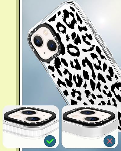 Miniatura 3 de GULTMEE Funda 3 en 1 para iPhone 13 de 6.1 pulgadas, con protector de pantalla de vidrio templado + protector de lente de cámara, diseño