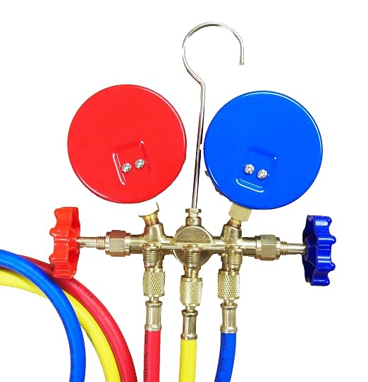 Manifold Gauge Set con mangueras 59 in y medidores 3" miniatura 4