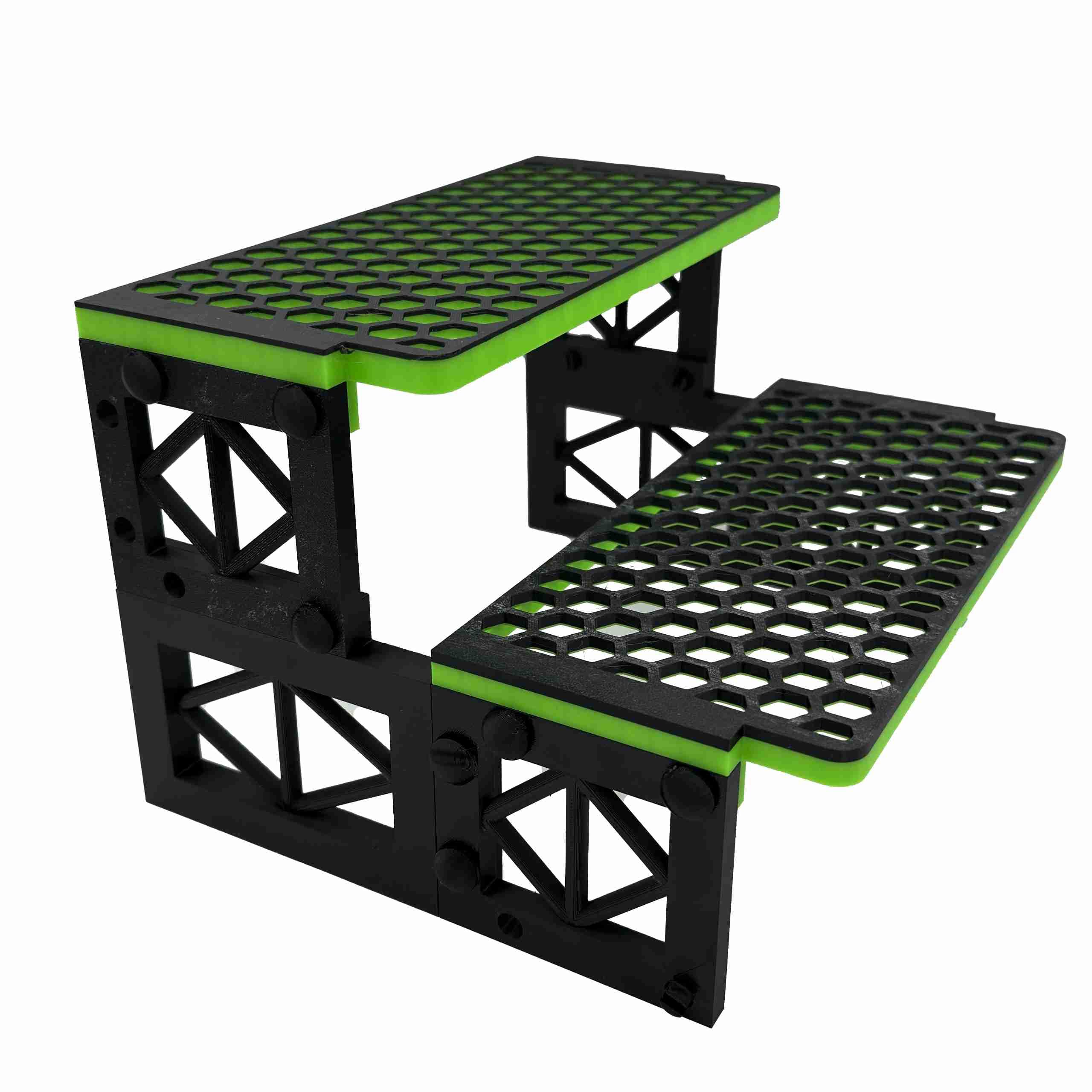 2 Tier Stackable Frag Rack (Green)