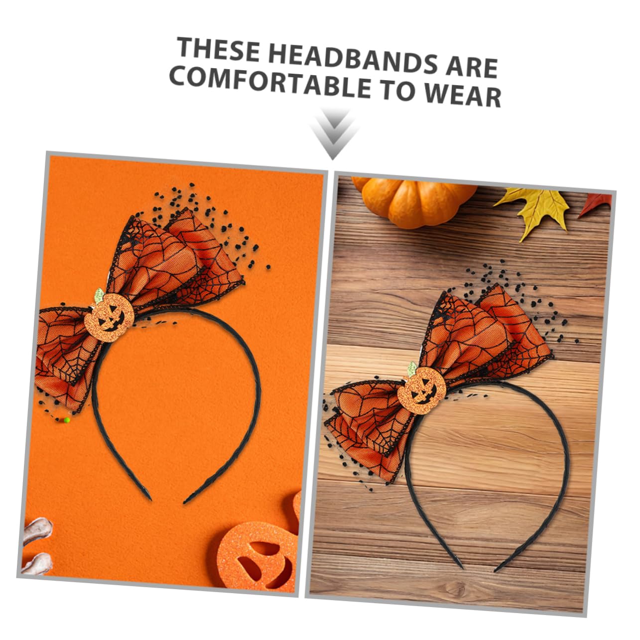 Healeved 16 Piezas Diademas Halloween con Lazo y Accesorio Festivo para Mujer y Niña Aro de Pelo para Fiesta de y Acción de Gracias
