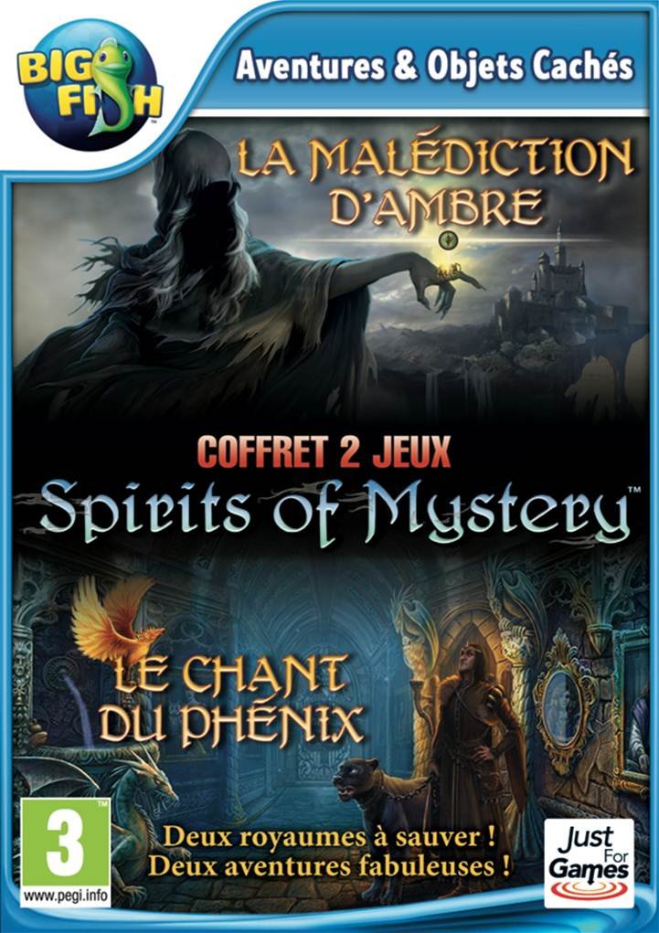 Spirits of Mystery: Coffret 2 jeux ( la malédiction d'ambre + le chant du phénix) [video game]
