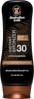 AUSTRALIAN GOLD SPF 30 Lotion Sunscreen with Instant Bronzer 8 fl oz (237 ml) Protector Solar Loción FPS 30 con Bronceador Instantáneo