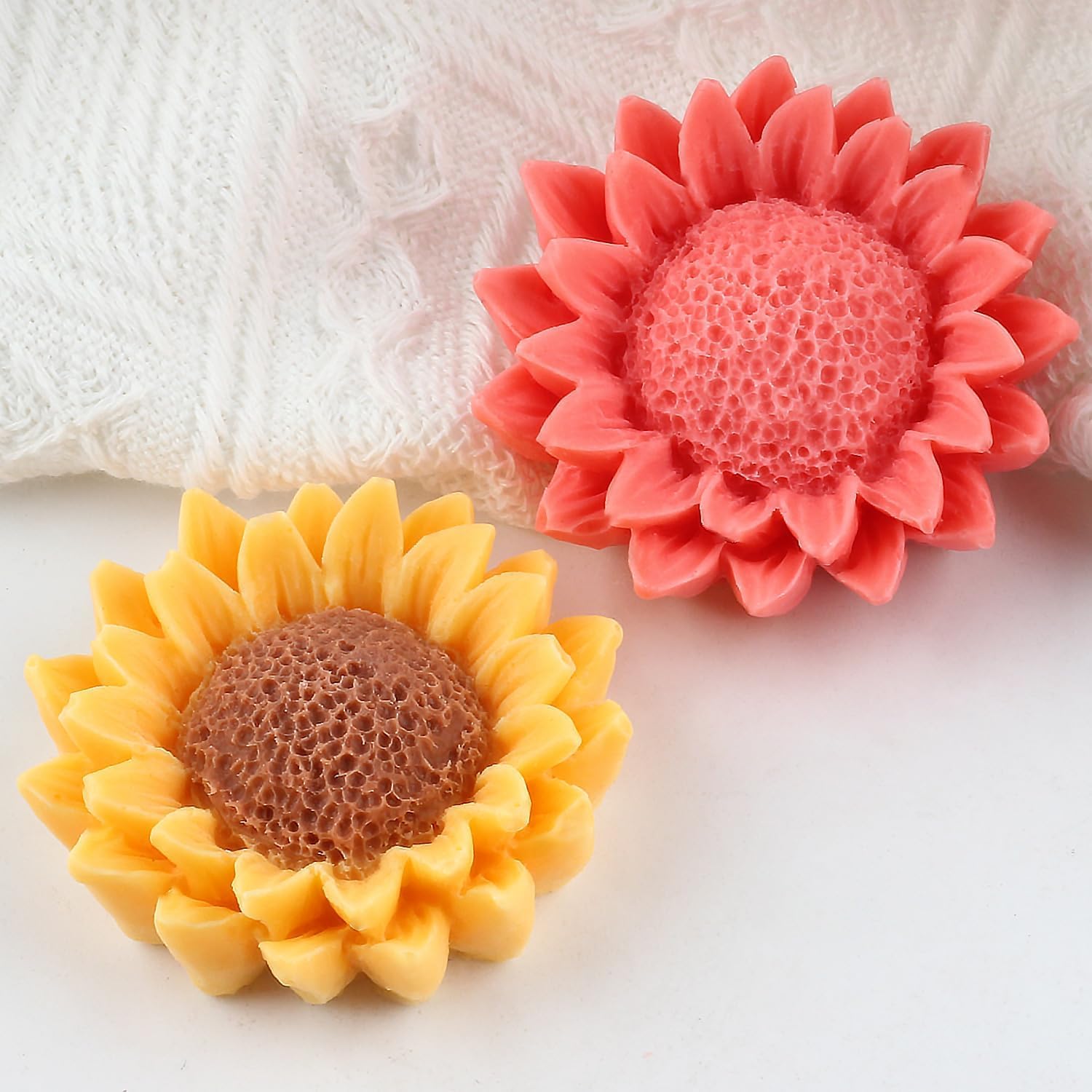 Smello`s Sunflower-Shaped Silicone Candle Mould (SCM 229)-image-14