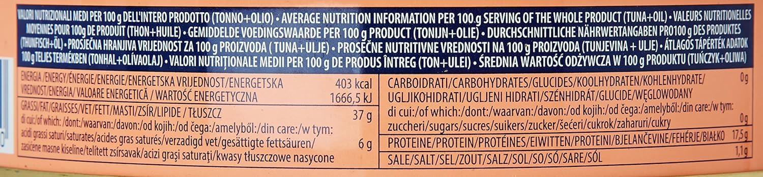 Italian Gourmet Tonno all'Olio di Oliva Thunfisch Konserve zart 3 x 500g | Tranci compatti, reichhaltiger Geschmack, pronti per insalate, pasta fredda, Gesamtnettogewicht 1,5 kg + Kostenlos Polpa 400g