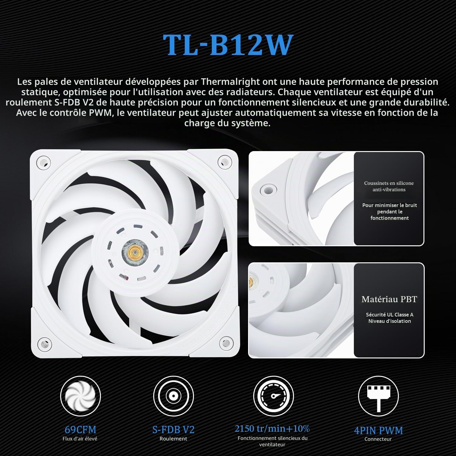 Thermalright Frozen Edge 360 White Refroidisseur d'eau liquide pour processeur avec ventilateur PWM 120mm, 360 Aio, dissipateur thermique à eau intégré pour AM4/AM5,lga1851