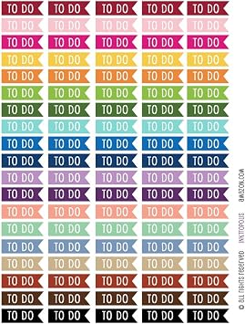 Monthly Planner Stickers to Do Flag Stickers Planner Labels Compatible with Erin Condren Vertical Life Planner