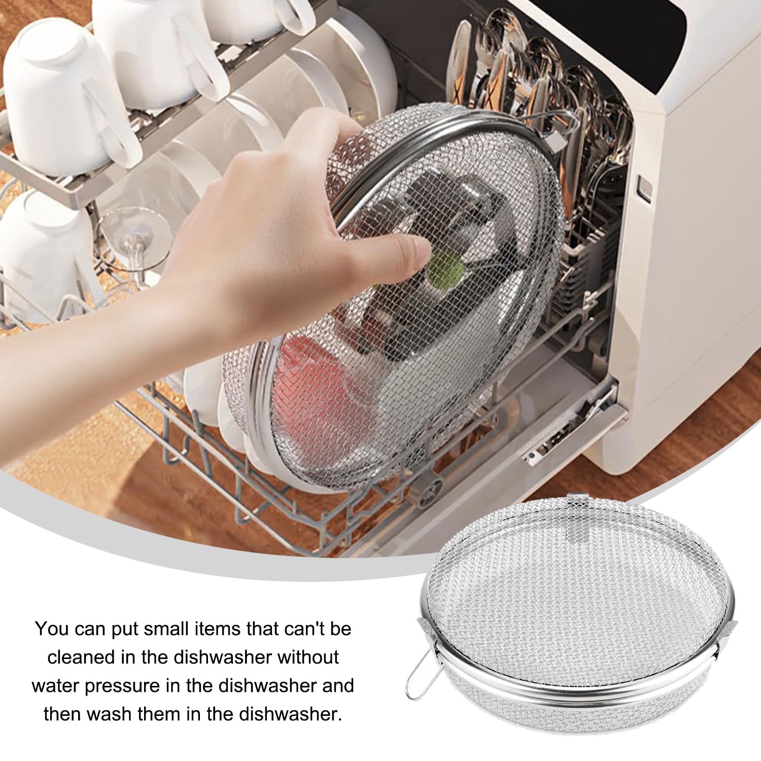 Besteckkorb Spülmaschine Edelstahl-Besteckkorb Für Spülmaschine – 18 Cm Ø, Langlebig & Hygienisch