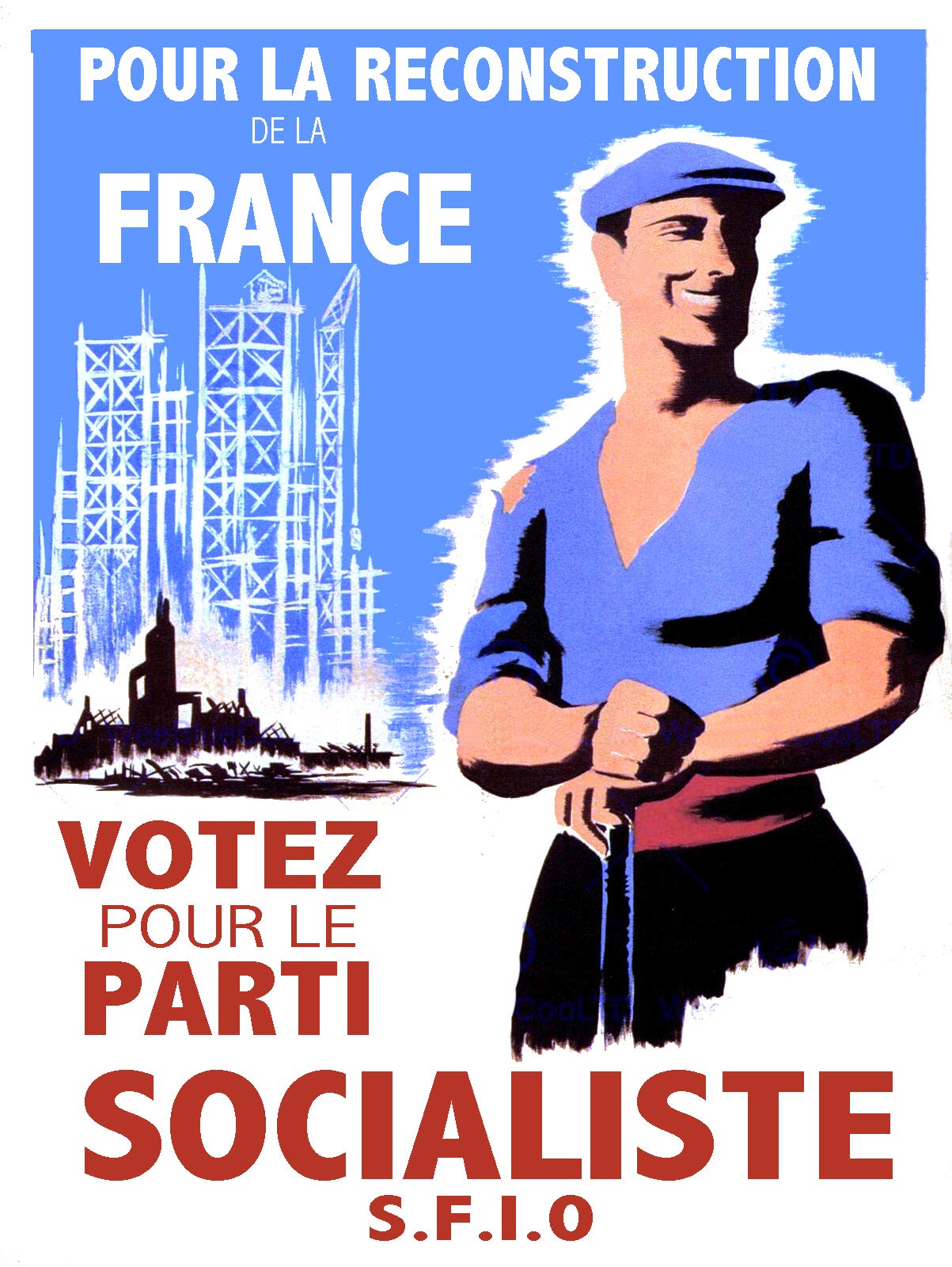 Partij Posters Socialistische Partij Logo