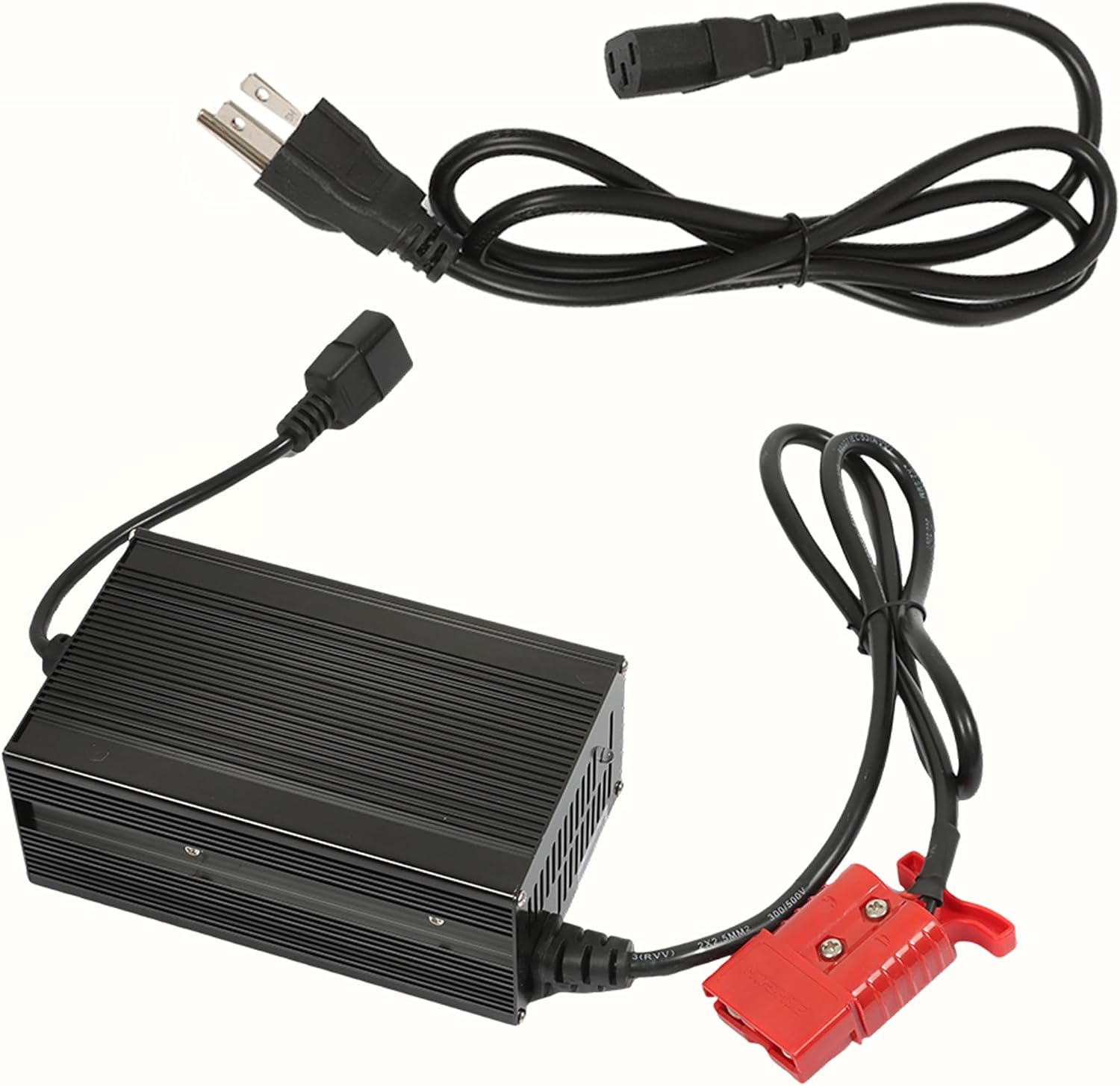 24V 10A Floor Scrubber Pallet Jack Charger with SB120 120A Red Connector