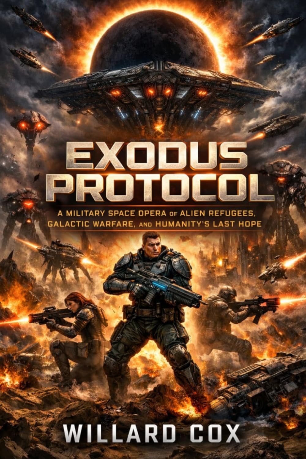 The Exodus Protocol: A Military Space Opera of Alien Refugees, Galactic Warfare, and Humanity's Last Hope