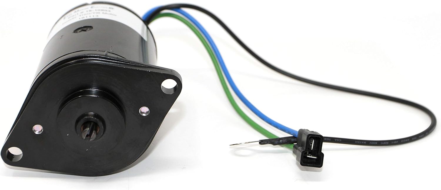 ELM Products Compatible with OMC Power Tilt Motor 2 Wire T Plug 2 Bolt Mount 1980-1985 982058 6204 18-6755
