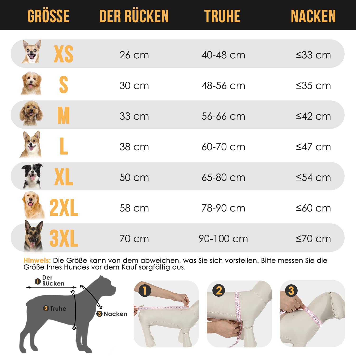 Eyein Wasserdichter Hunderegenmantel, Regenmantel für Große Hunde mit Kapuze und weichem Futter, Verstellbare Hunderegenjacke mit reflektierenden Streifen, Winddicht und leicht, Gelb, XXXL