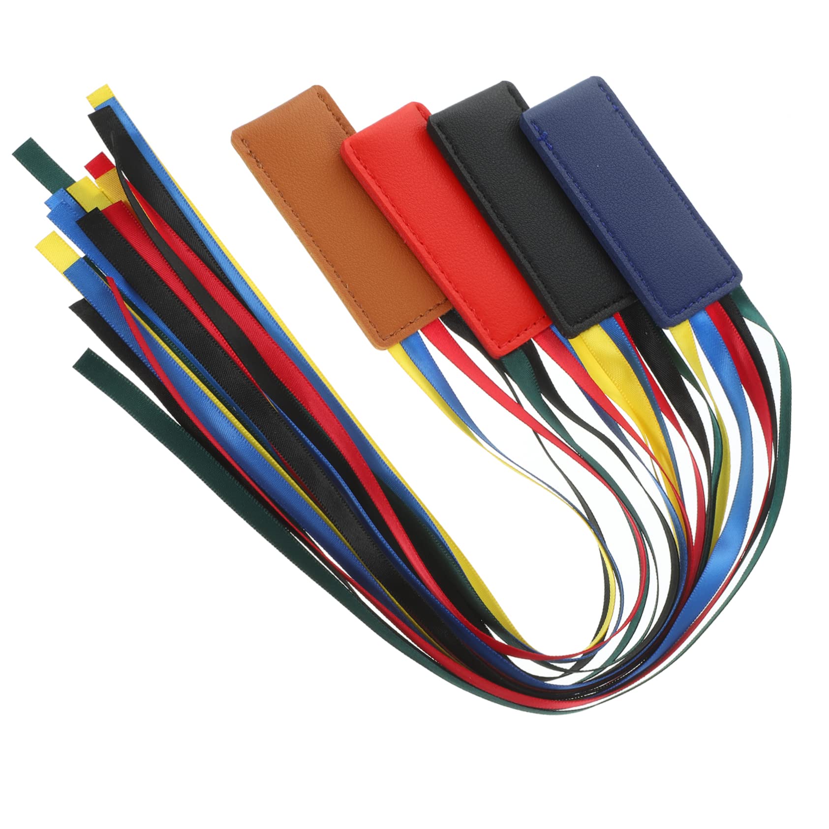 VILLCASE 20 Pz Segnalibro a nastro in pelle ribbon segnalibri personalizzati di pagina del libro marcatori a nastro arredamento adornare scheda lettura del segnalibro del nastro 皮革，丝带