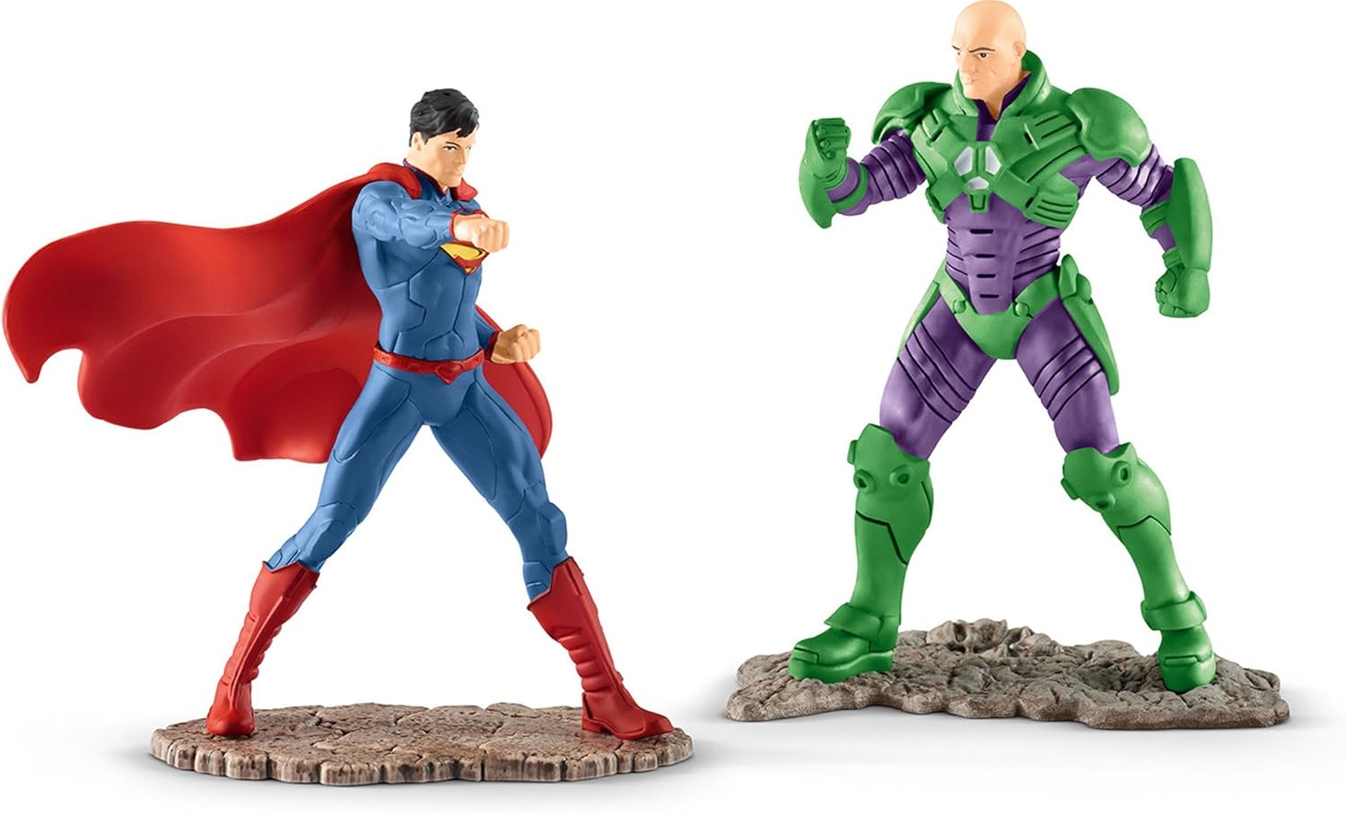 Schleich North America Superman vs Lex Luthor Scenery Pack Toy Figure
