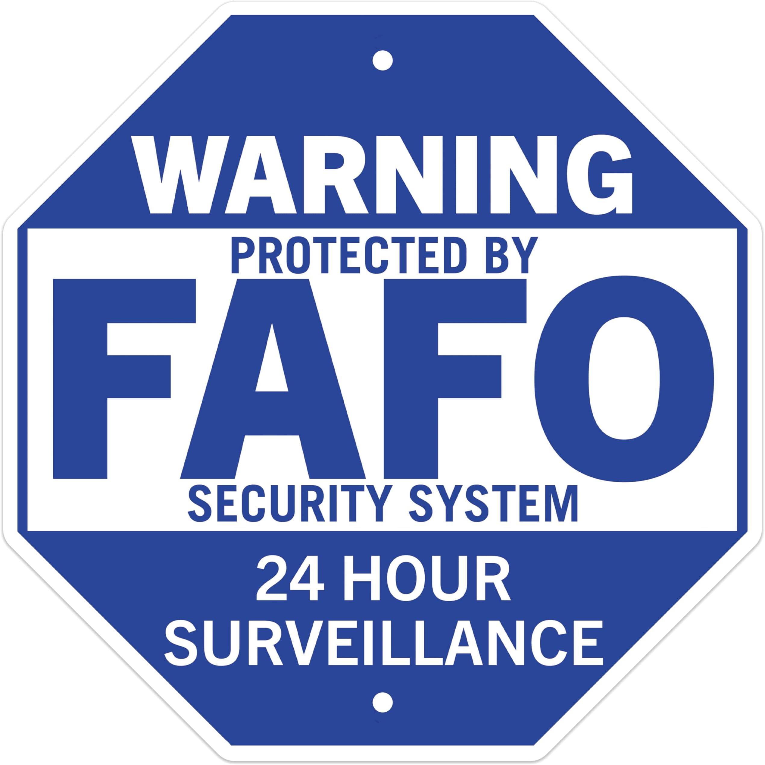 Amazon.com: FAFO Security Sign, Fuck Around and Find Out Sign,Home ...