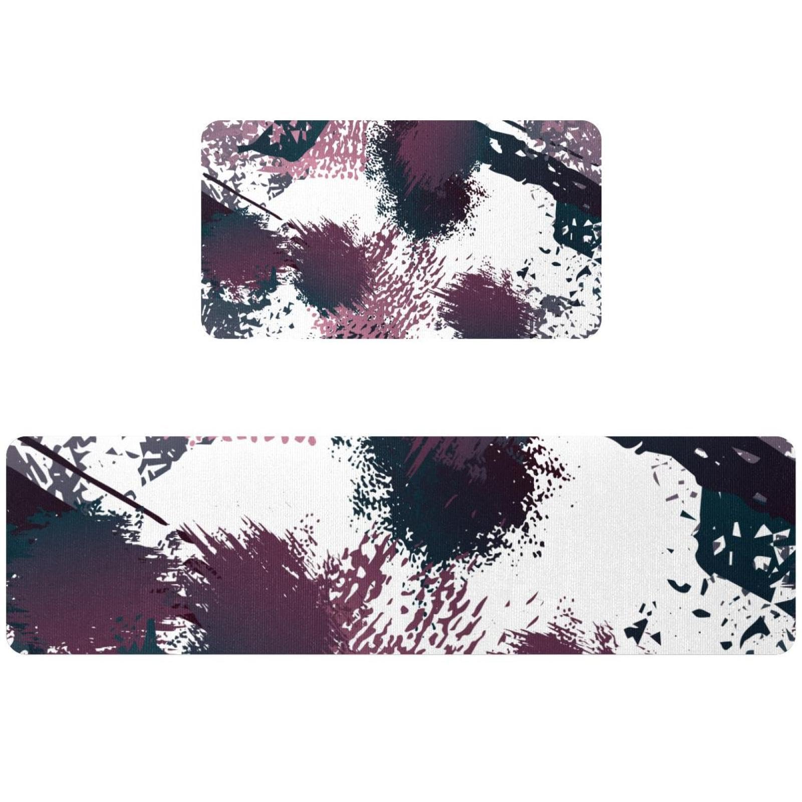 Tapis de cuisine militaire antidérapant lot de 2 absorbant lavable pour couloir