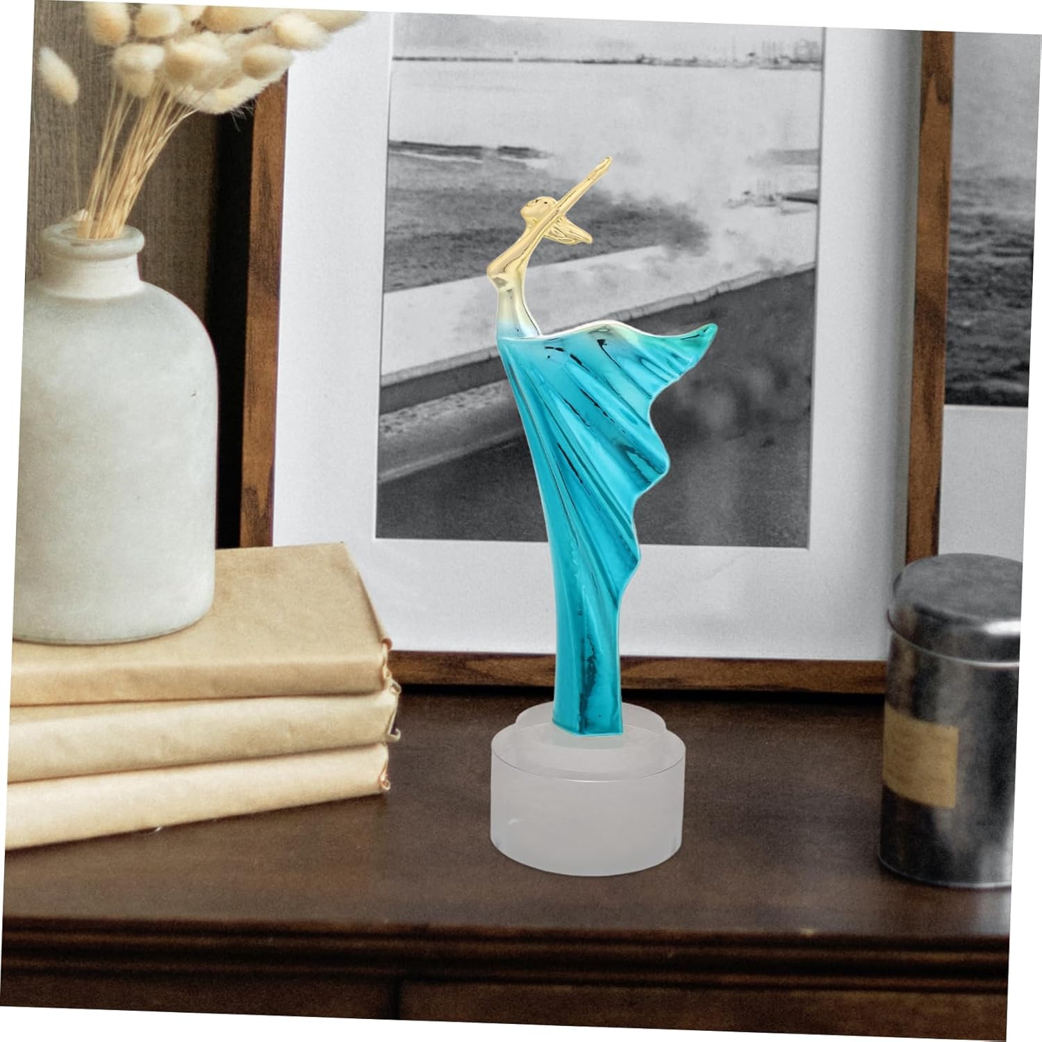 BESPORTBLE Dance Trophy Ballet Dancing Girl Statue for Dance Competitions School Awards and Performance Recognition Inspiring Keepsake for Teens and Boys and Girls