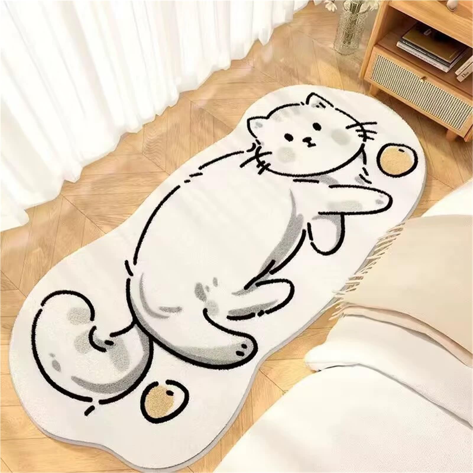Tapis de douche absorbant pour la chambre d'enfant avec motif dessin animé