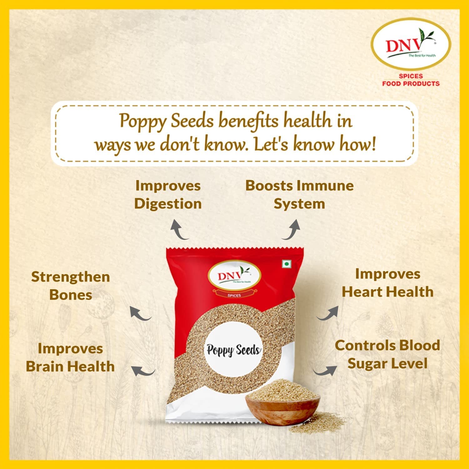 DNV - Natural Whole Khus Khus 500gm | Poppy Seeds | Posta Dana | khas khas - Image 7 thumbnail