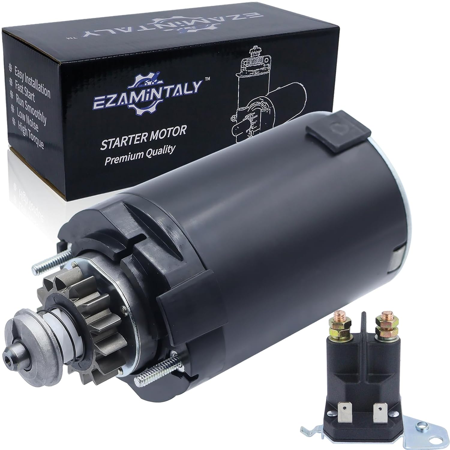 Starter for Kohler Courage Single 18 19 20 21 HP, SV540 SV541 SV590 SV600 SV610 SV620, for Johnson Electric 20-098-01 20-098-05 20-098-06 20-098-08 20-098-10, for Cub Cadet LTX1040 LTX1045