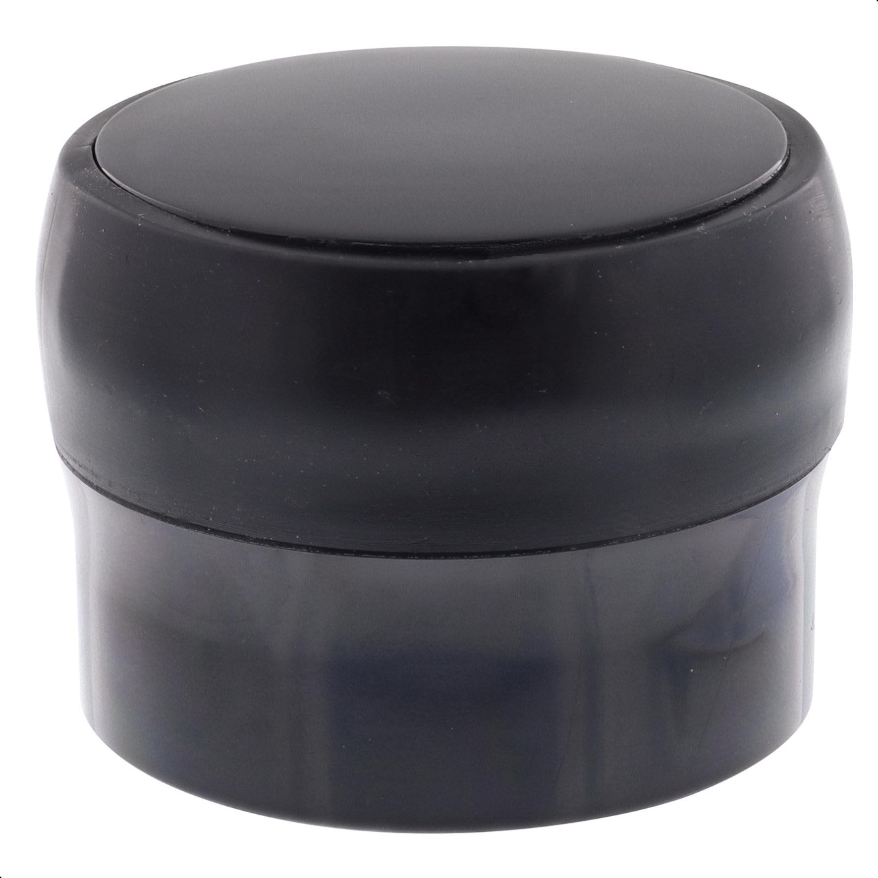 Wagner podłogowy stoper do drzwi Black Deluxe – Ø 40 x 30 mm, wysokiej jakości tworzywo sztuczne, wysoki połysk, czarny, samoprzylepny, możliwość usunięcia bez pozostawiania śladów - 15522511