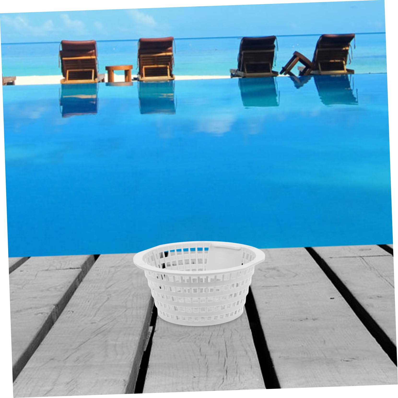 SUPVOX 8piezas Cesta De Filtrado para Piscina Repuesto Eficaz para Skimmer De Agua para Filtrar Basura y Suciedad Piscinas Inflables y Estándar