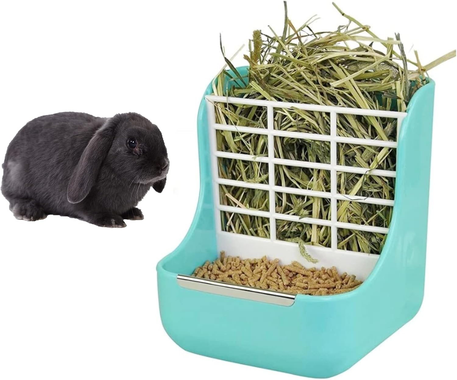 Rabbit Feeder ValueHall Hay Food Bin Feeder Bunny Guinea Pig Hay Feeder