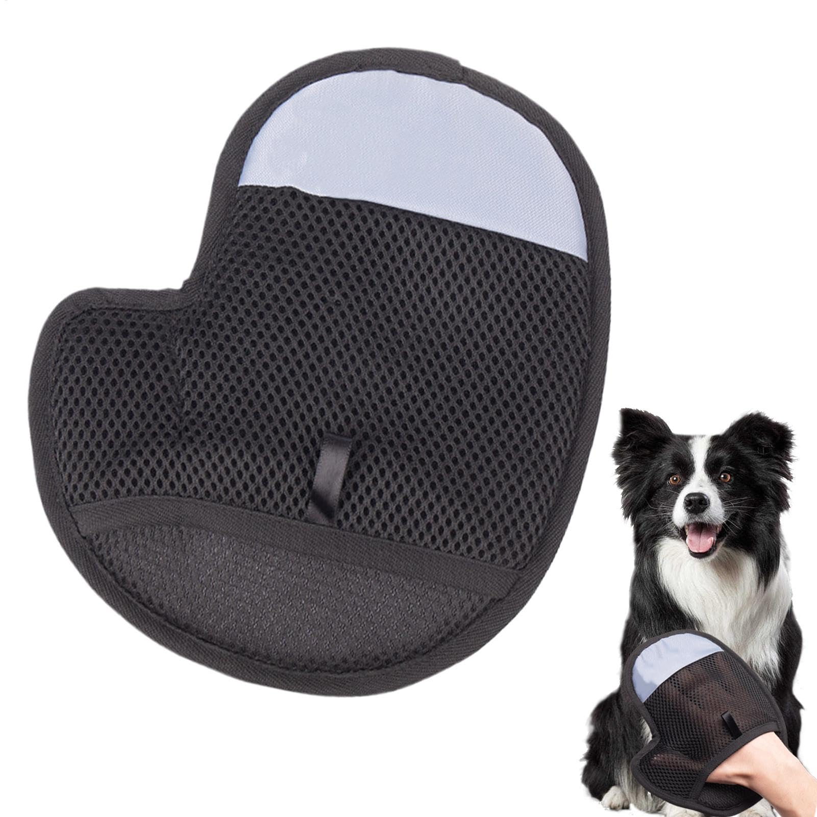 Pet Grooming Gloves - Grooming Mitt for Dogs | Pet Hair Remover Gloves | Reusable Cat Grooming Glove | Static Removal Gloves for Pet Hair | Pet Cleaning Glove for Washing,Desheddingg,grooming