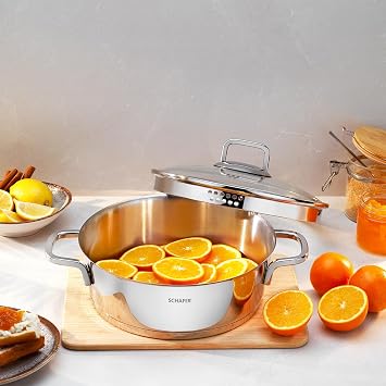 Schafer New Stahl  elik Bas k Tencere 26 Cm 2 Par a-Inox