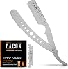 100 Blades Facón Classic Professional Straight Edge Barber Razor - Salon Quality Cut Throat Shavette