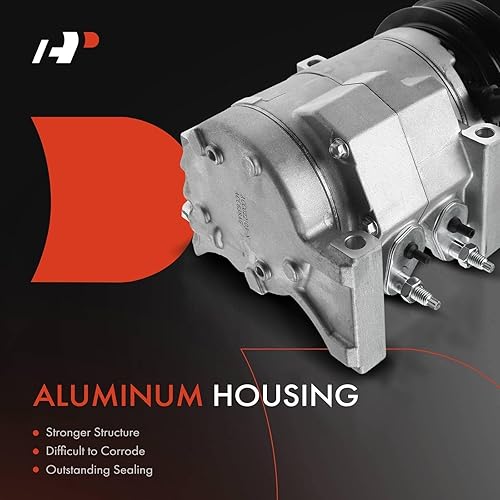 Miniatura 3 de A-Premium Compresor de aire acondicionado con embrague compatible con Dodge Durango 3.6L 2012-2015, solo con A/C trasero