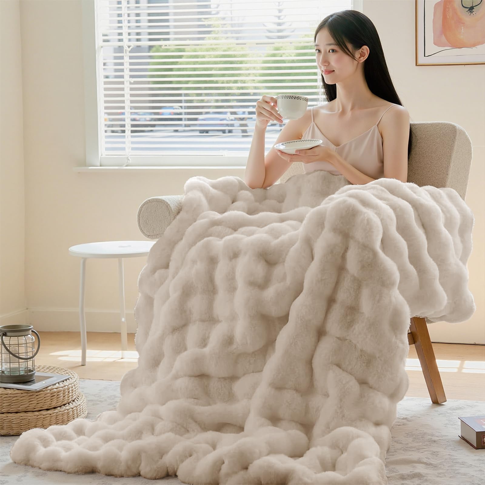 Amazon.co.jp: 毛布 ブランケット 二枚合わせ 春夏用 オールシーズン