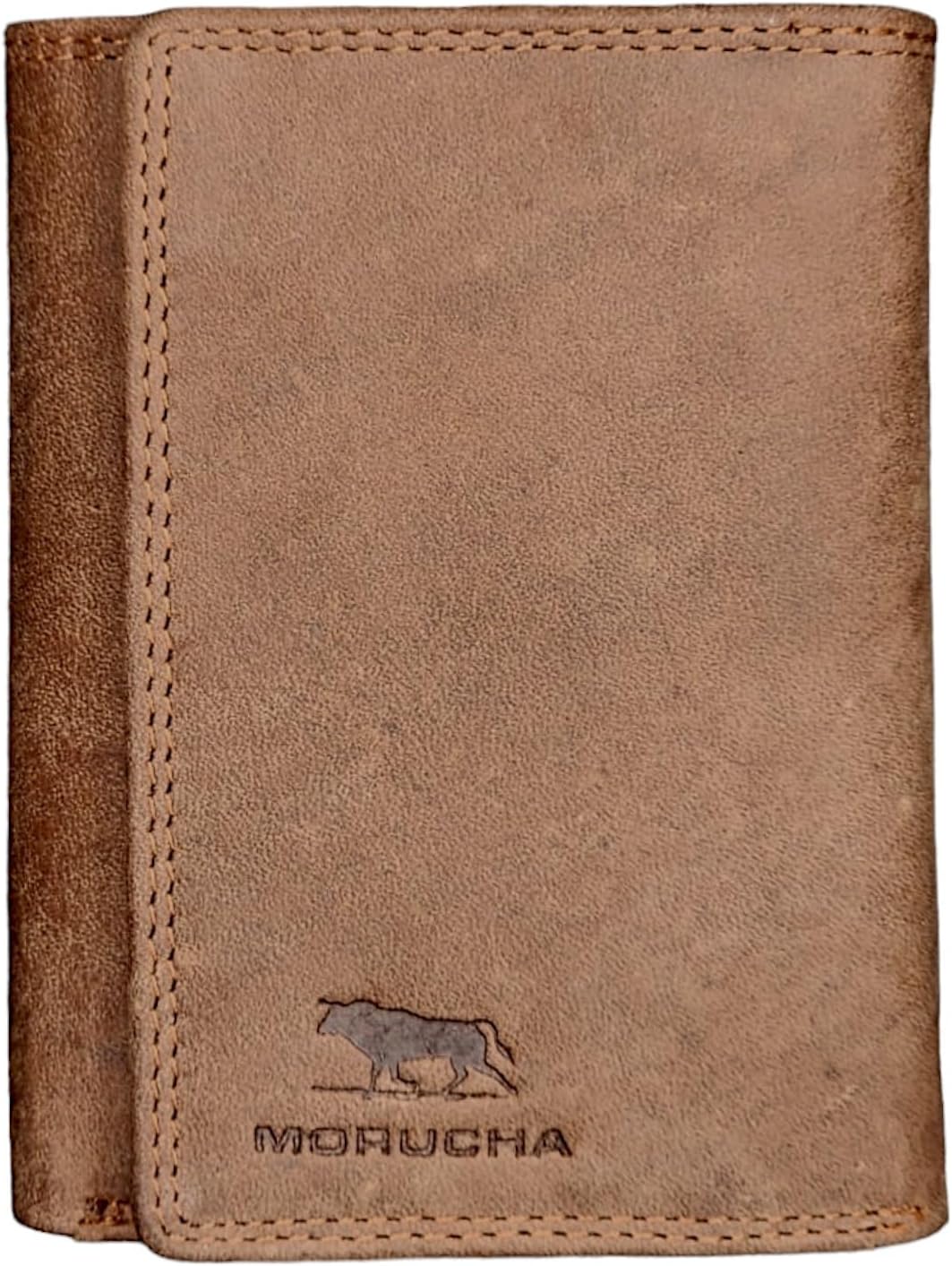 Designer Wallets Mens RFID Blocking Genuine Leather Trifold Wallets for Men UK with Gift Box M30 (Hunter Brown)