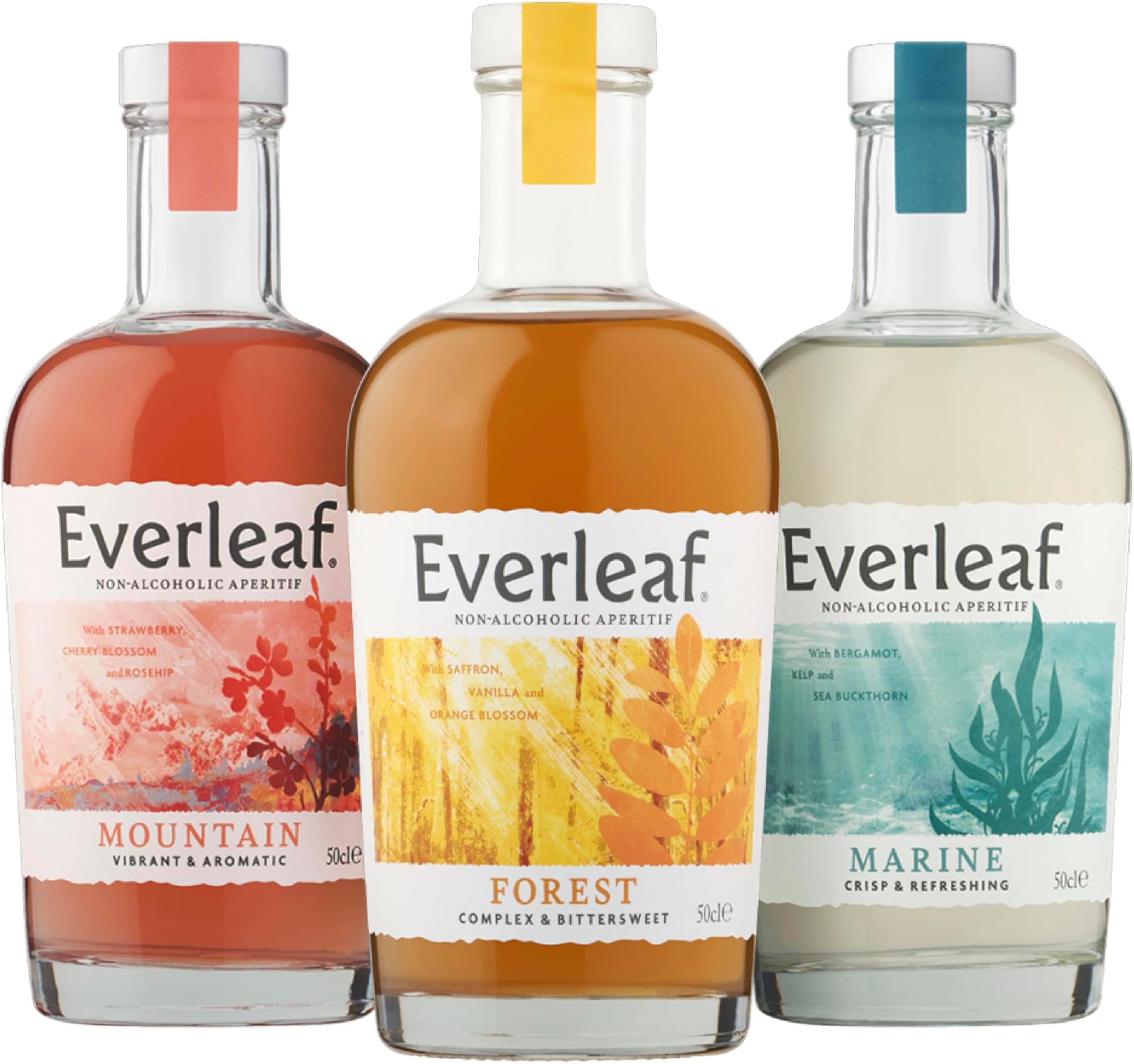 Collection Pack - Non-Alcoholic Aperitif (3x50cl) | Spirit Alternative | Prepare Easy Alcohol-Free Cocktails & Spritzes Everyday | Made from the World's Most Wonderful Plants | Drinks Gift