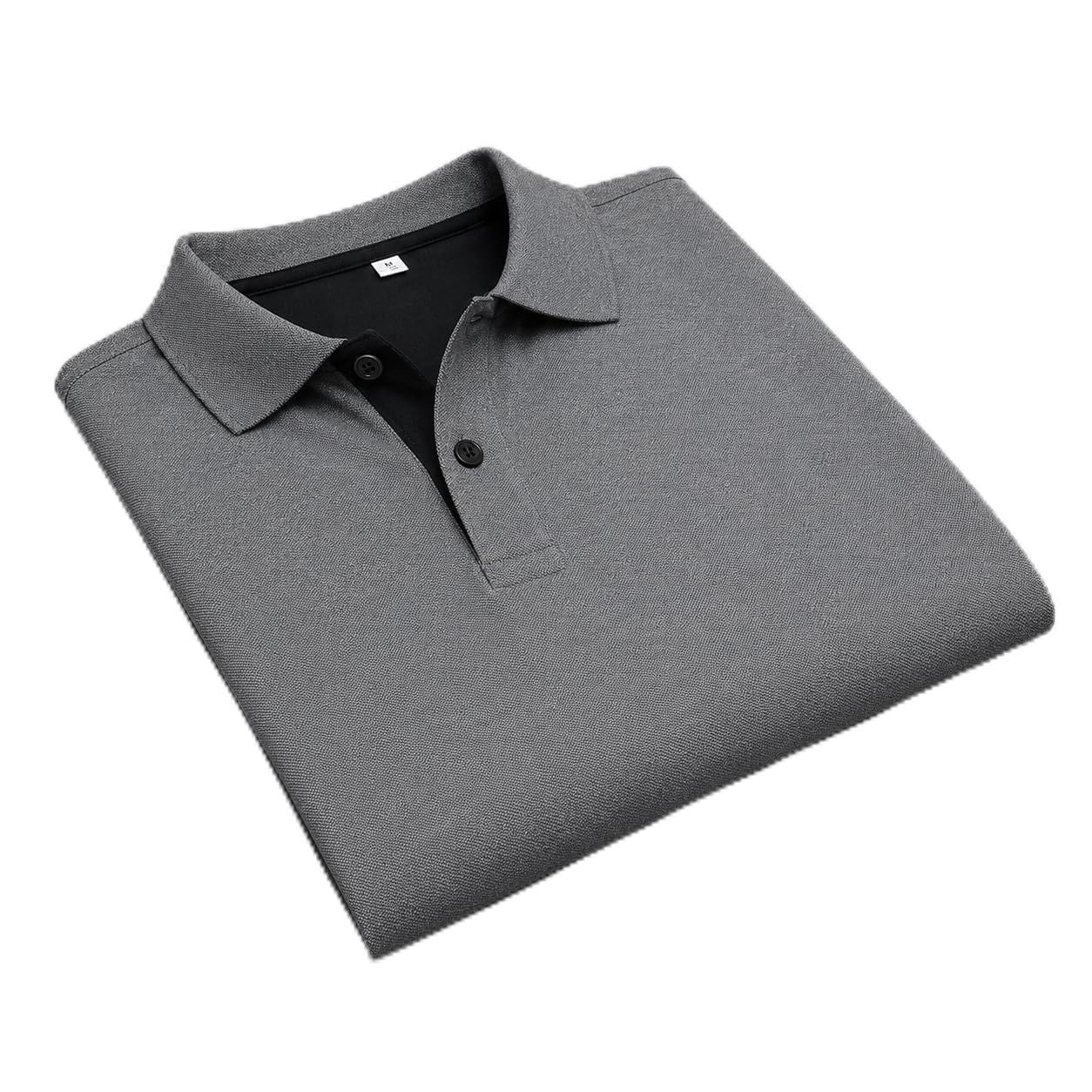 Cotton Polo T-Shirt for Men | Solid Color Regular Fit Collar Neck T-Shirt-image-11