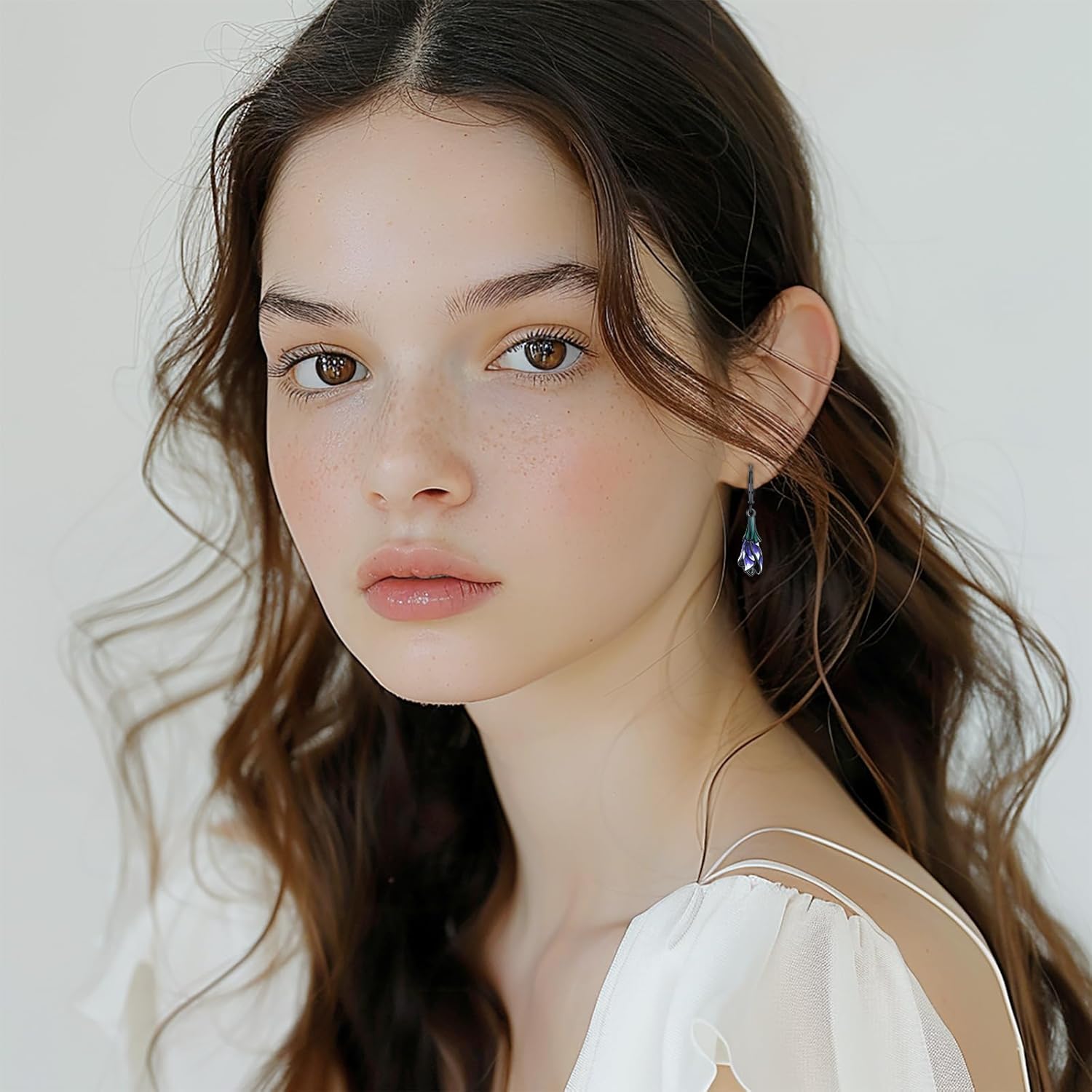 Tree of Life/Cat/Turtle/Butterfly/Flower/Celtic/Turquoise/Moonstone Dangle Earrings for Women Sterling Silver Cute Animals Drop Earrings Jewelry Gifts - Image 7