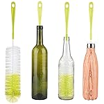 ALINK 16 inch Long Bottle Brush Cleaner for Washing Wine/Beer/Sport Well/Thermos/Glass, Hummingbird Feeder and Long Narrow Neck Sport Bottles