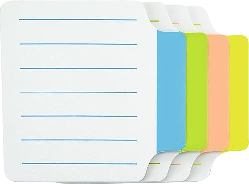 Miniatura 3 de 4A 4A 40609 - Notas adhesivas para divisores, pestañas de notas, 2 23 x 2 78 pulgadas, papel blanco de 5.64 ozm, forrado, 15 hojasdivisor, 4
