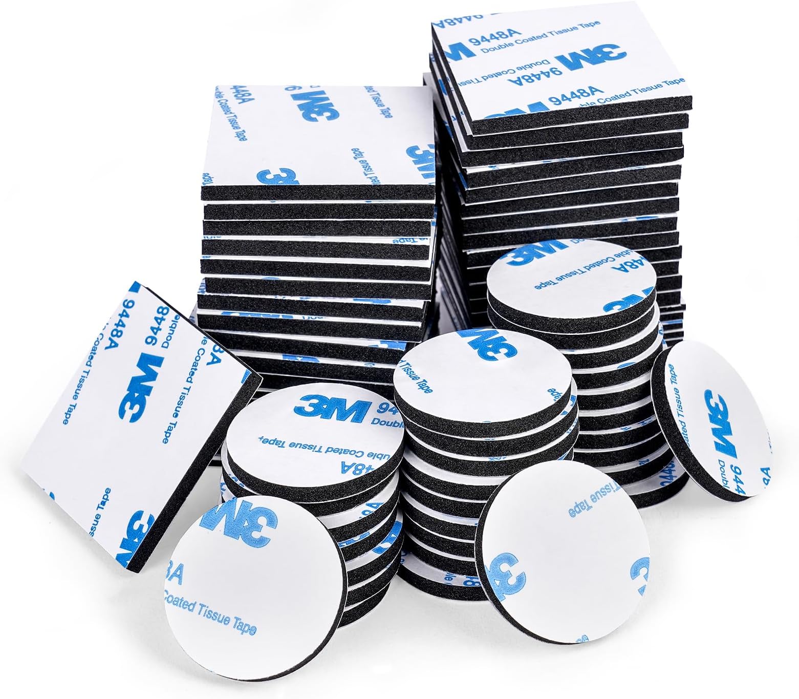 Oruiiju 60 Pièces Scotch Double Face,3M Adhesif Puissant