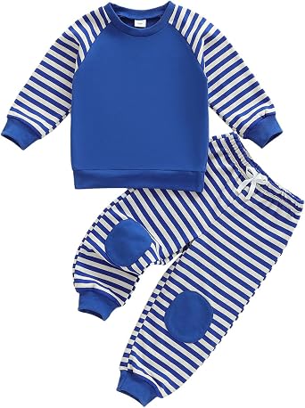 Toddler Baby Boy Fall Clothes Dinosaur Sweatshirt Pants Outfits