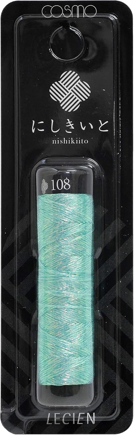 Cosmo Threshold Glitter Embroidered Yarn Iridescent 20 m Roll