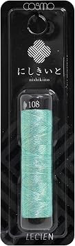 Cosmo Threshold Glitter Embroidered Yarn Iridescent 20 m Roll