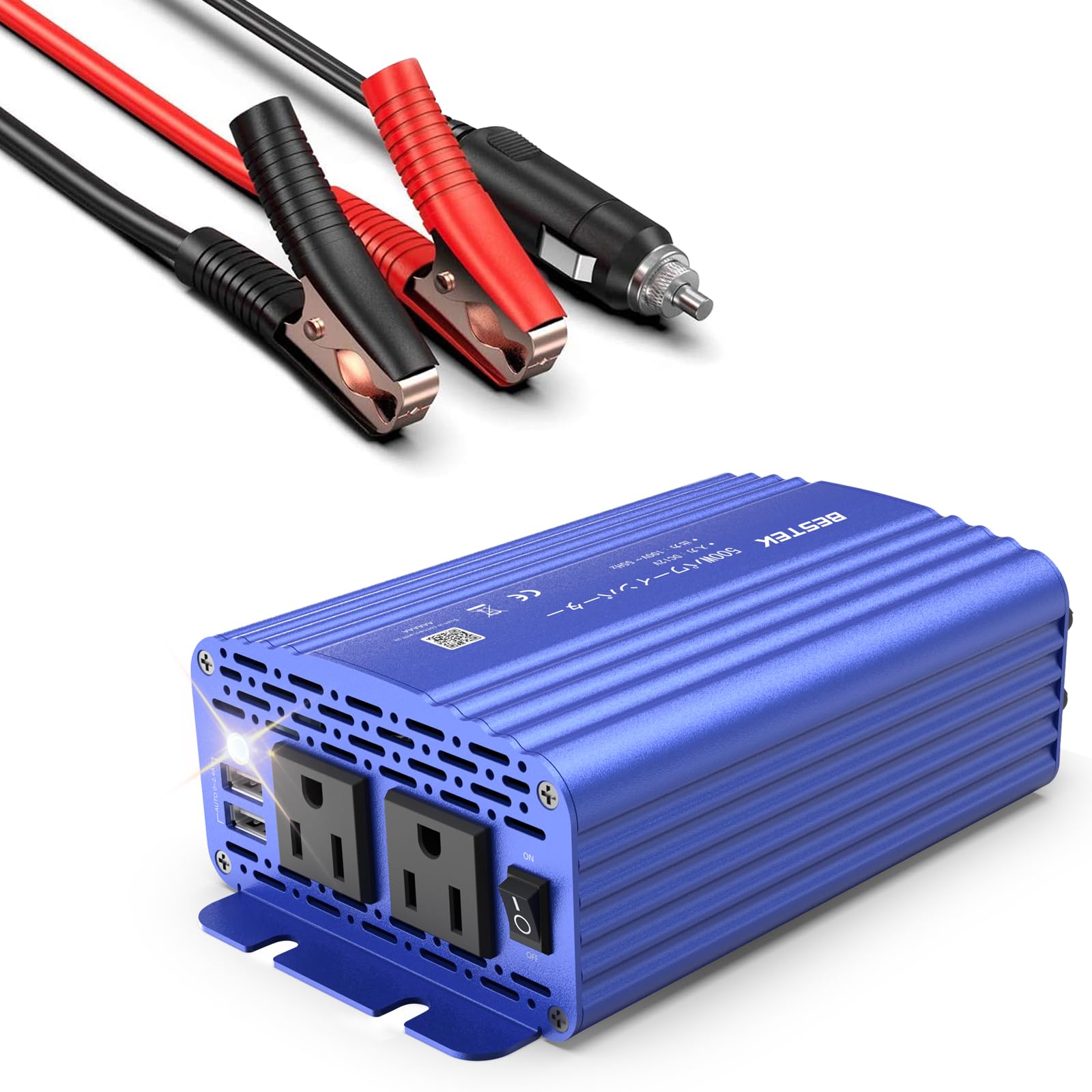 Amazon.co.jp: BESTEK インバーター シガーソケット コンセント 500W