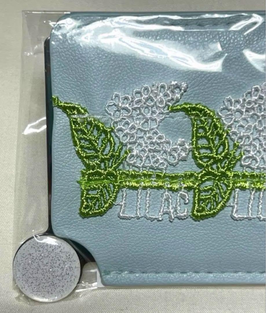 近沢レース シーズン限定 ライラック カード型ステンレスミラー 手鏡