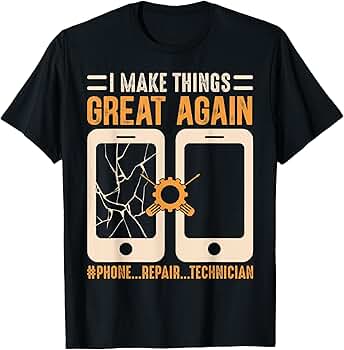 C.E シーイー CELLPHONE ENGINEERING SHIRT　L Amazon.com: Mobile Phone Repair Shirt Funny Smartphone