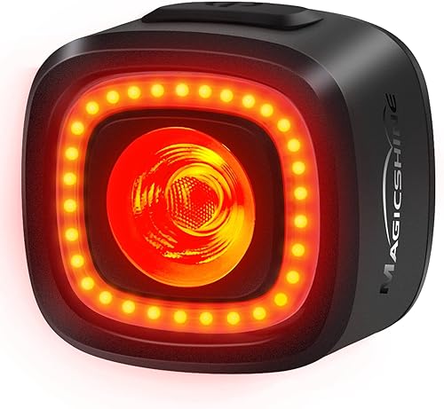 Magicshine SEEMEE - 150 luces para bicicleta, 150 lúmenes, luz trasera con sensor de freno inteligente, rango visible de 4,921.3 ft, visibilidad de