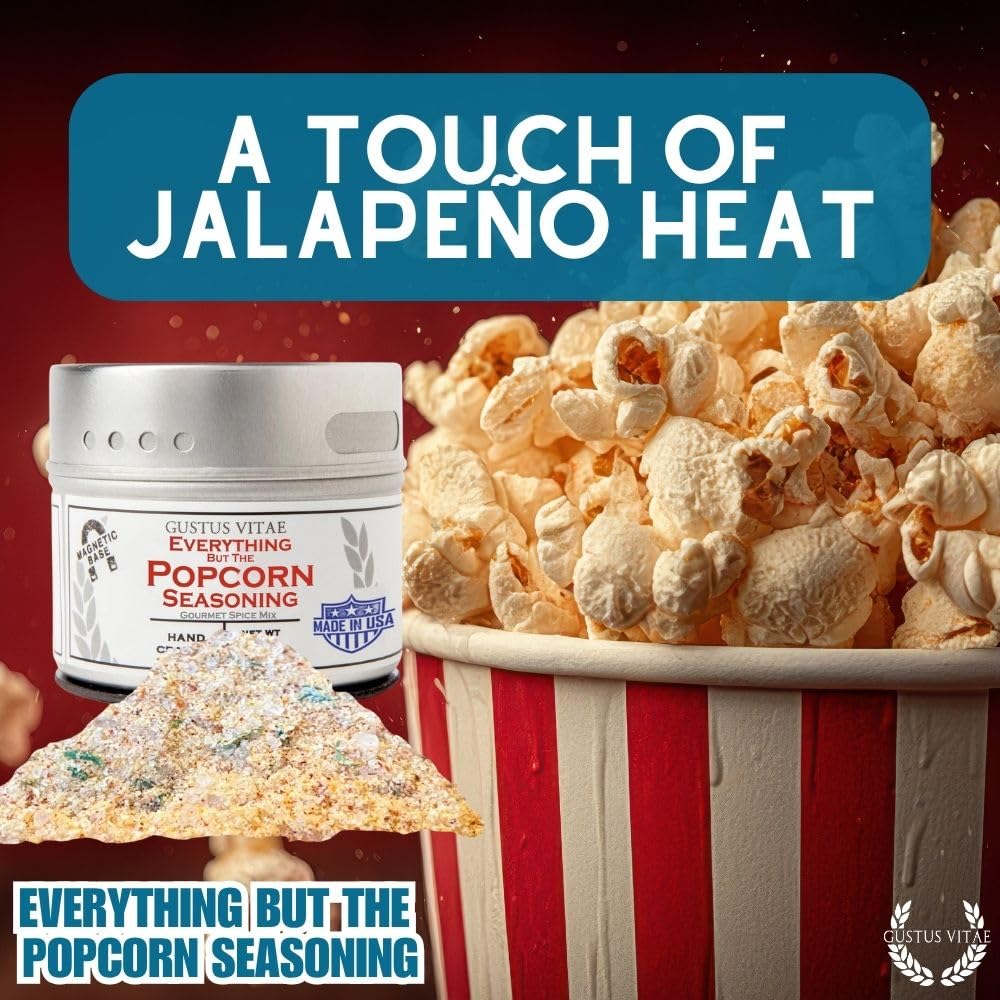 Amazon.com : Everything But The Popcorn Seasoning | Gourmet Spice Mix | All Natural, Non GMO | Hand Made, Small Batch Spice Blend | Made in USA | Artisanal Seasoning | GLP-1 Amazon.com : Everything But The Popcorn Seasoning | Gourmet Spice Mix | All Natural, Non GMO | Hand Made, Small Batch Spice Blend | Made in USA | Artisanal Seasoning | GLP-1