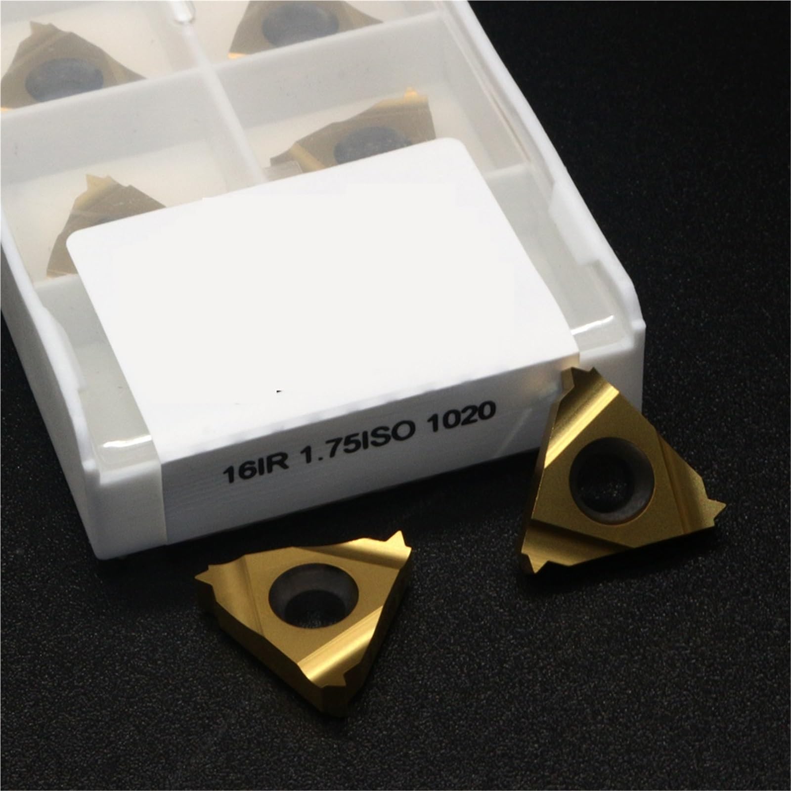 16ER 16IR 0,50,75 1,25, 2,5 ISO 1020 Torno CNC Inserto De Carburo Herramienta Torneado Hilo(16ER 3.0 ISO 1020)